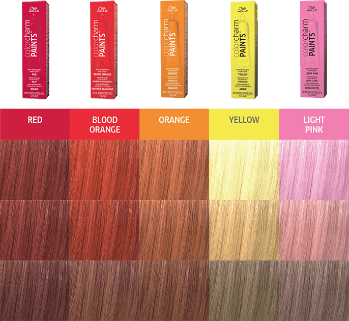 Sally Hair Color Chart