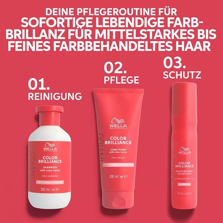 Wella Professionals Brilliance Conditioner Für Coloriertes Haar – 200 Ml, Spendet Feuchtigkeit & Glanz Für Kräftiges Haar