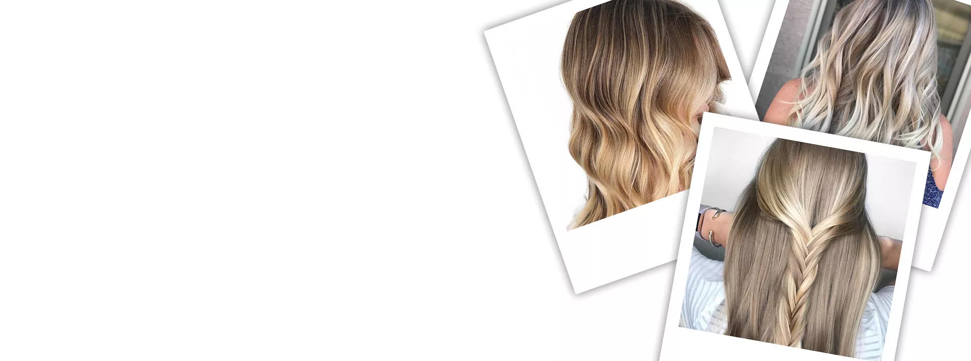 Коллаж из коричневых волос и волос оттенка блонд, окрашенных с помощью средств для окрашивания Wella Professionals