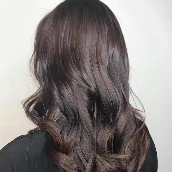 ombre cabello castaño oscuro a castaño claro cabello lacio