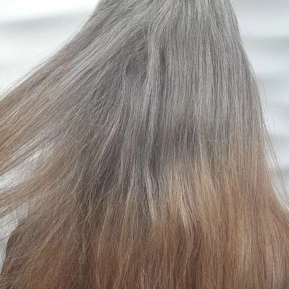balayage ou mèche sur cheveux blancs