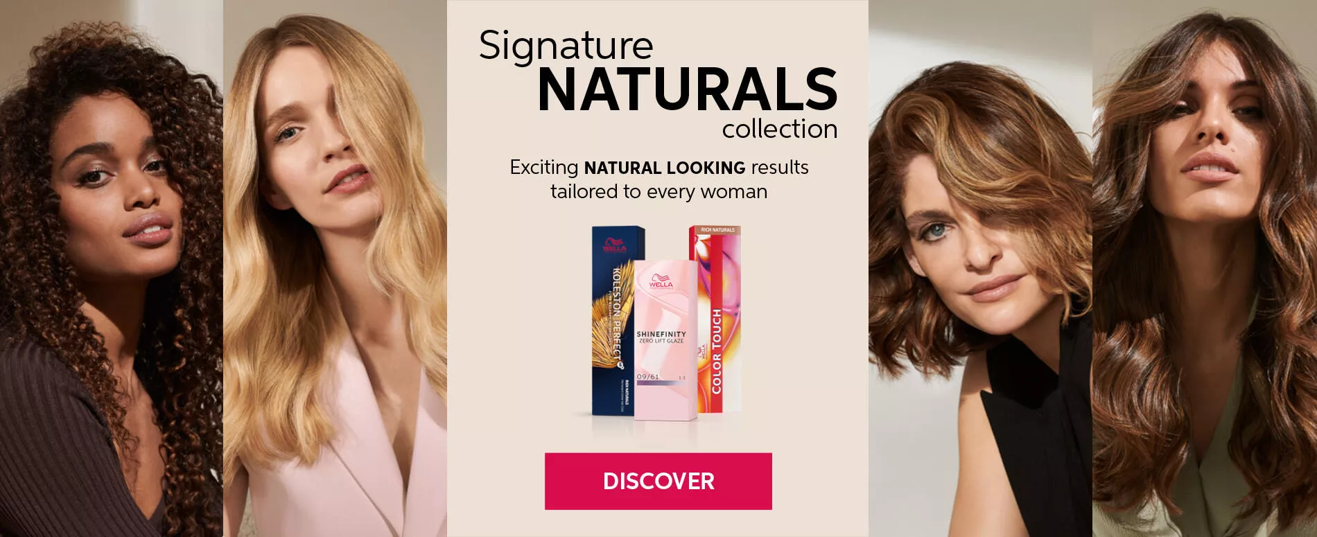 Signature Naturals collection banner