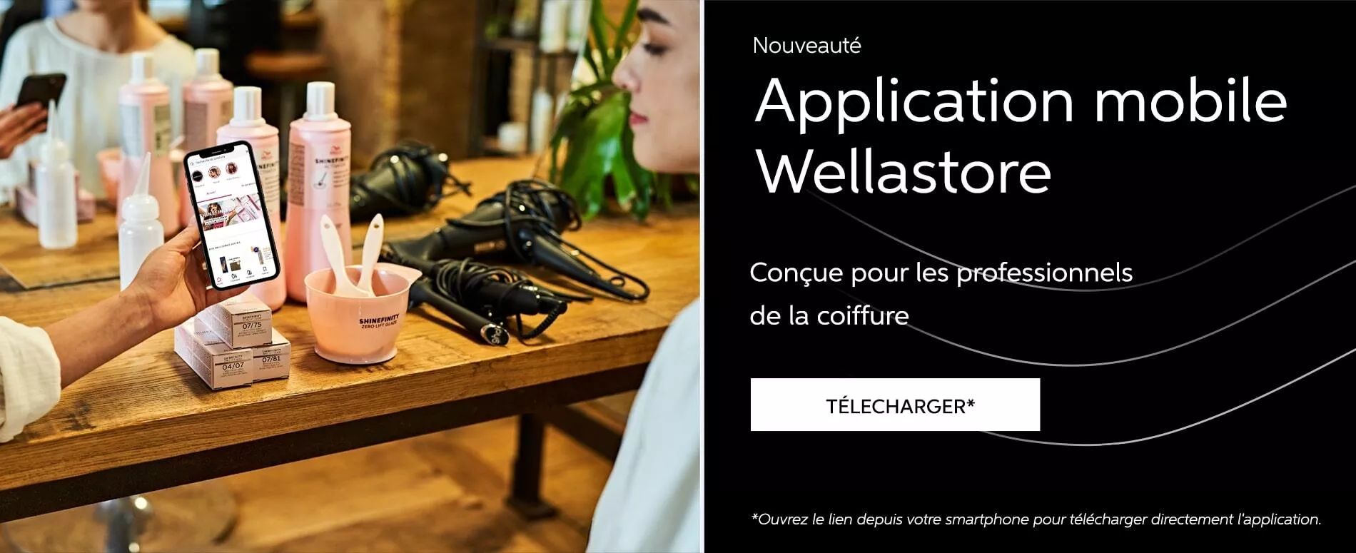 Bannière application mobile Wellastore