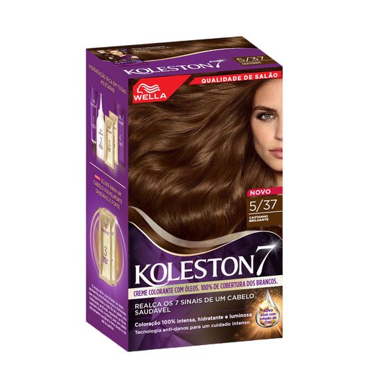 Coloração em Creme Permanente Wella Koleston com Fator de Proteção