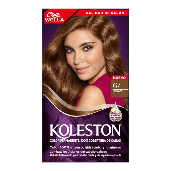 tirar a la basura avance Corea Crema de color permanente para el cabello con factor de protección contra  el agua de Koleston de Wella- 67 Chocolate | Wella