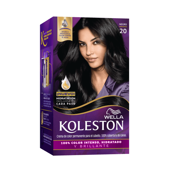 Wella Koleston Permanent Hair Color Cream With Water Protection Factor -  Black 20 | Wella