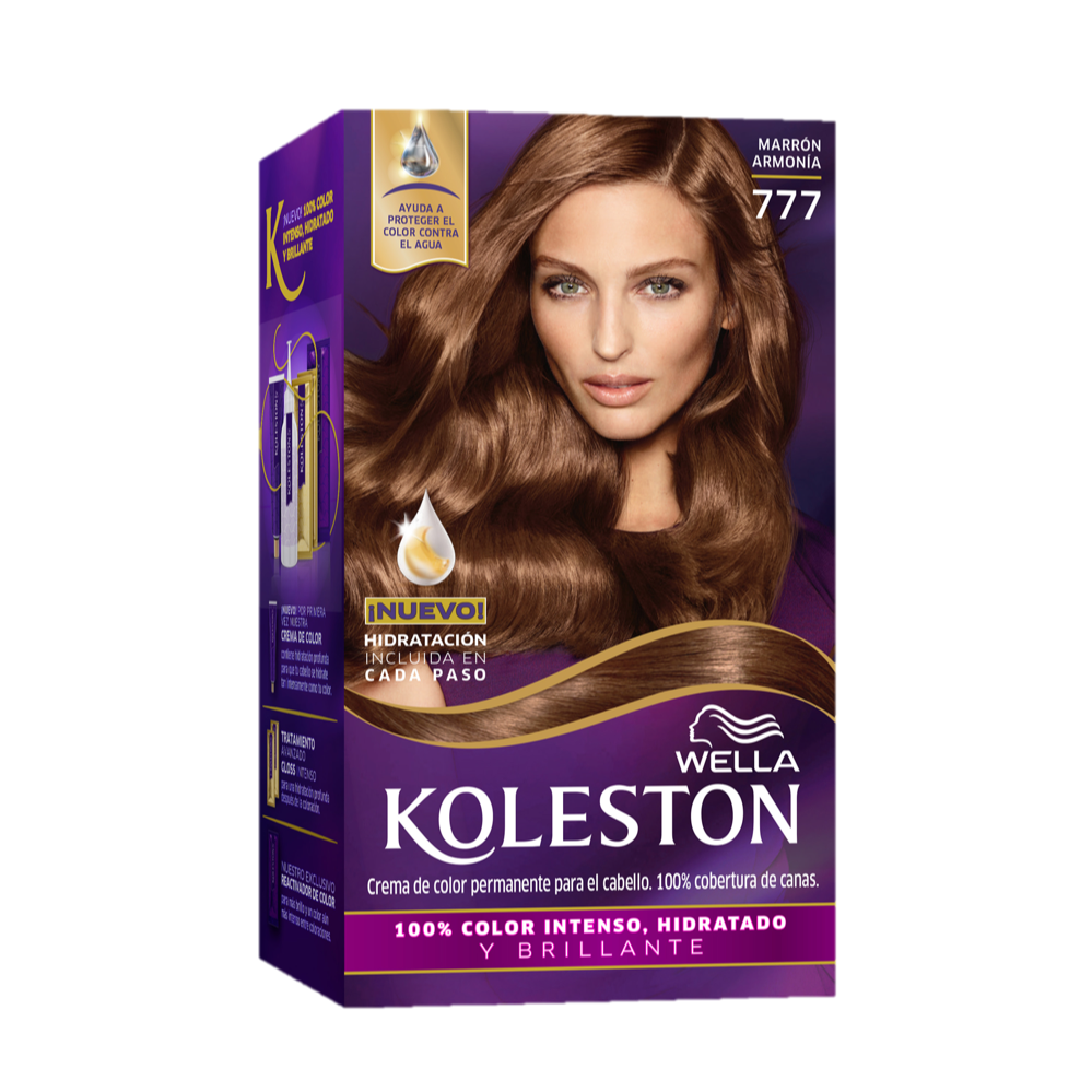 Wella Koleston Permanent Hair Color Cream With Water Protection Factor -  Brown Harmony 777 | Wella