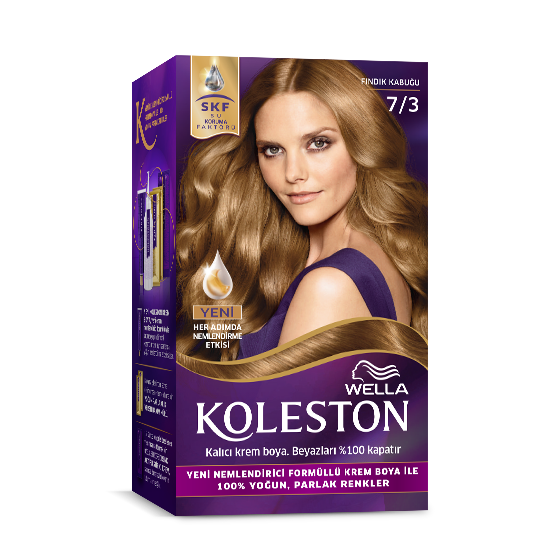 Wella Koleston Permanent Hair Color Cream With Water Protection Factor -  Hazelnut 73 | Wella
