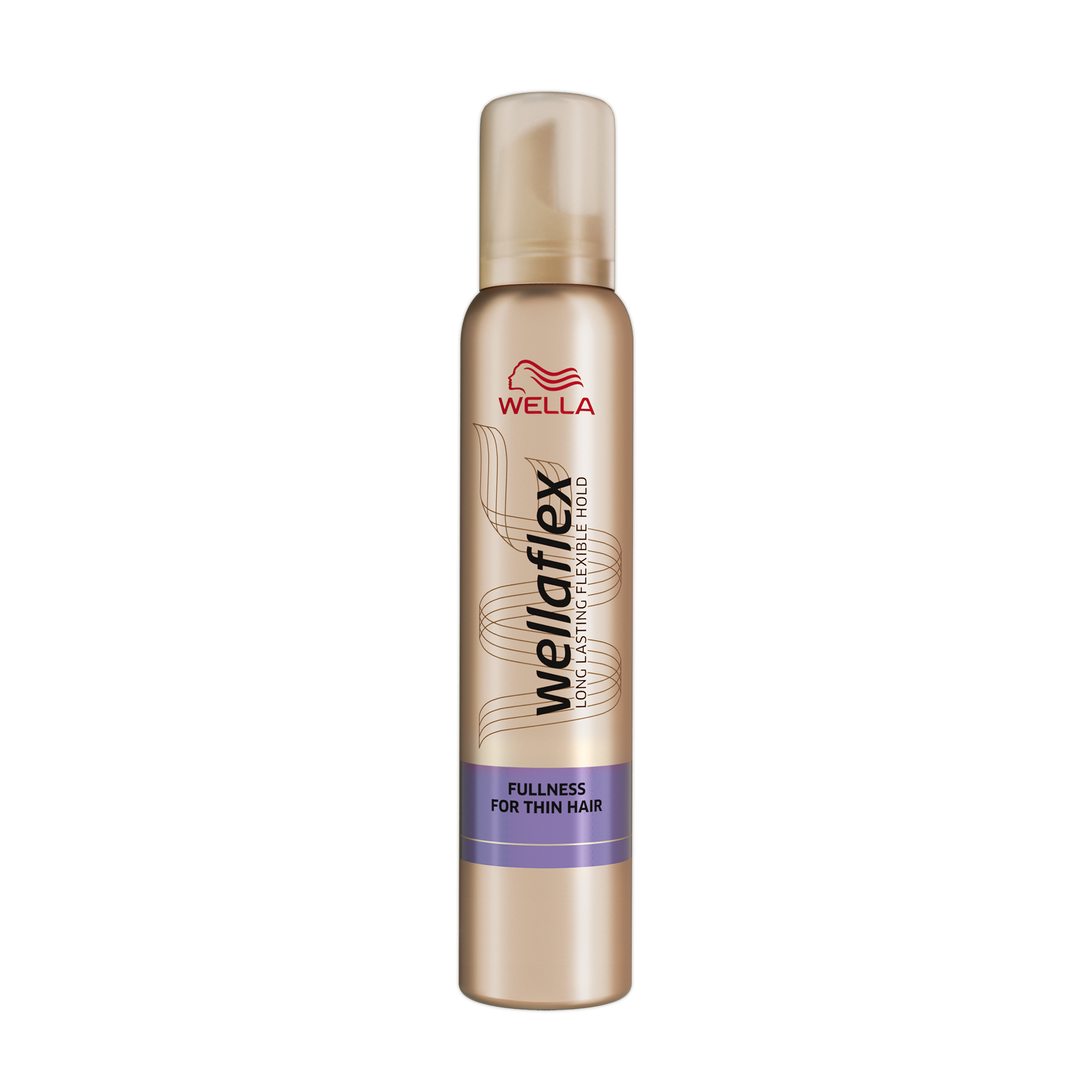 Wellaflex Fullness For Thin Hair Ultra Strong Mousse, Hold: 5/5, 200 ml |  Wella