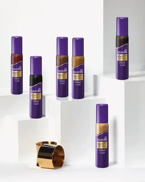A selection of Koleston Root Touch Up cans