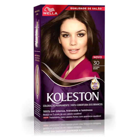 Coloração Creme Castanho Escuro 30
