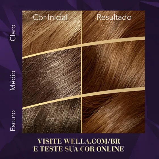 Coloração Creme Pôr do Sol Castanho Cobre 641