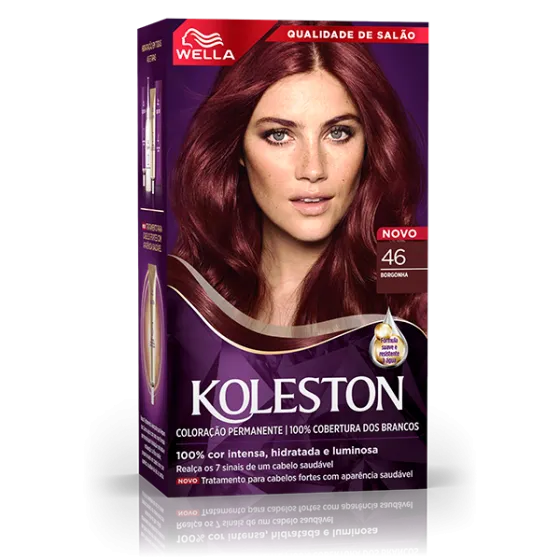 Coloração Creme Borgonha 46