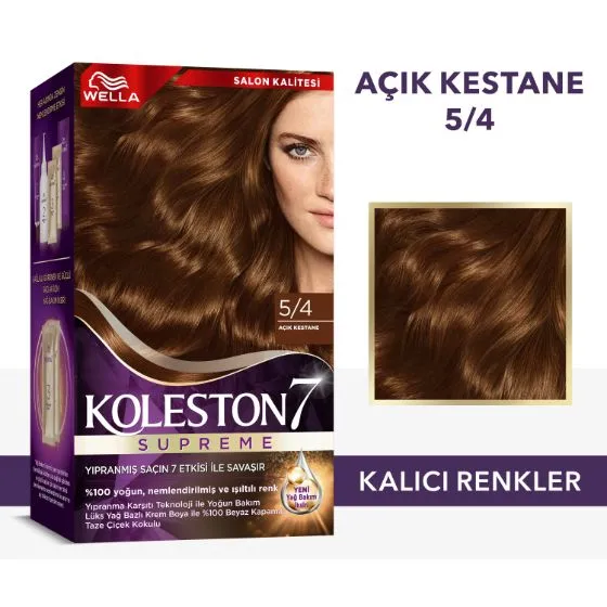 Wella Koleston Supreme Saç Boyası 5/4 Açık Kestane