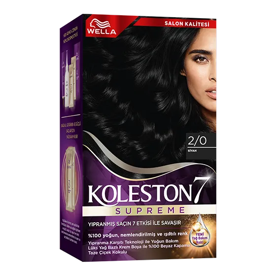 Wella Koleston Supreme Saç Boyası 2/0 Siyah
