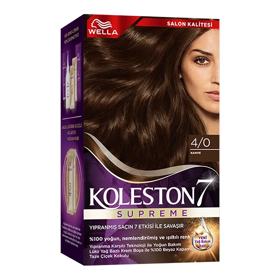 Wella Koleston Supreme Saç Boyası 4/0 Kahve