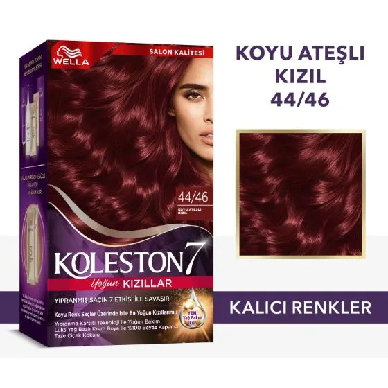 Wella Koleston Supreme Saç Boyası  44/46 Koyu Ateşli Kızıl