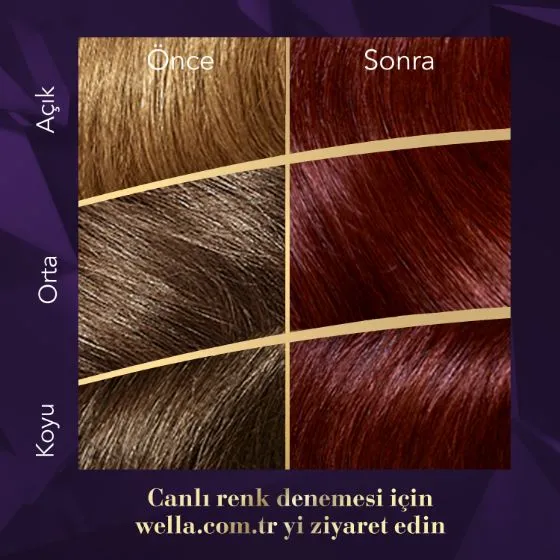 Wella Koleston Supreme Saç Boyası  44/46 Koyu Ateşli Kızıl