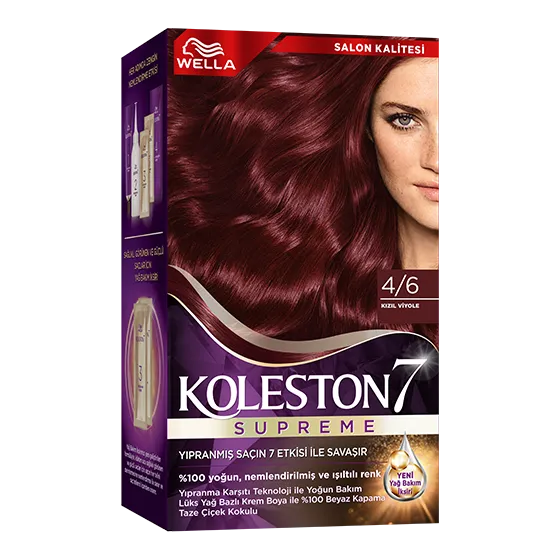 Wella Koleston Supreme Saç Boyası 4/6 Kızıl Viyole