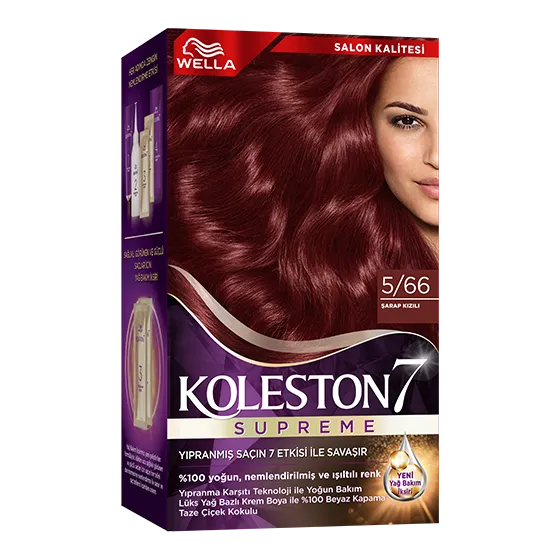 Wella Koleston Supreme Saç Boyası 5/66 Şarap Kızılı