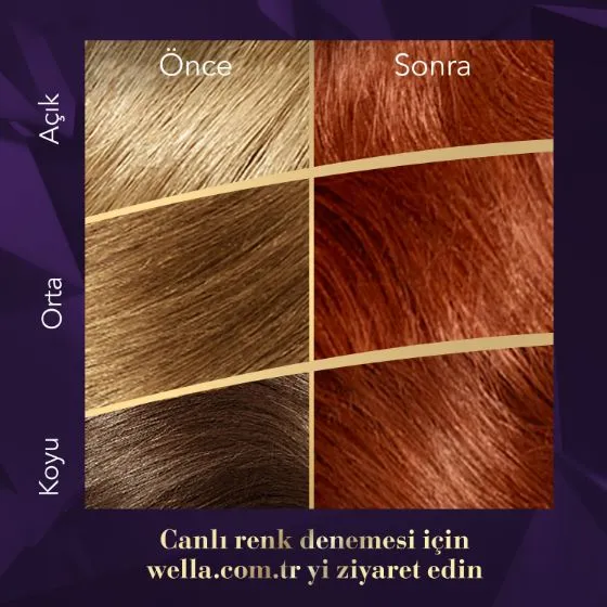 Wella Koleston Supreme Saç Boyası 6/4 Kızıl Bakır