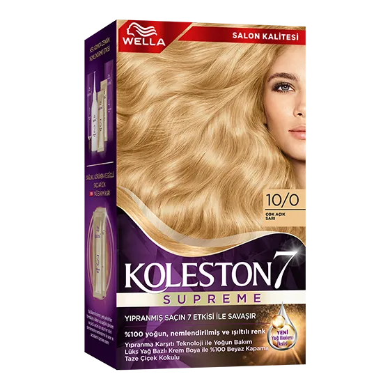 Wella Koleston Supreme Saç Boyası 10/0 Çok Açık Sarı