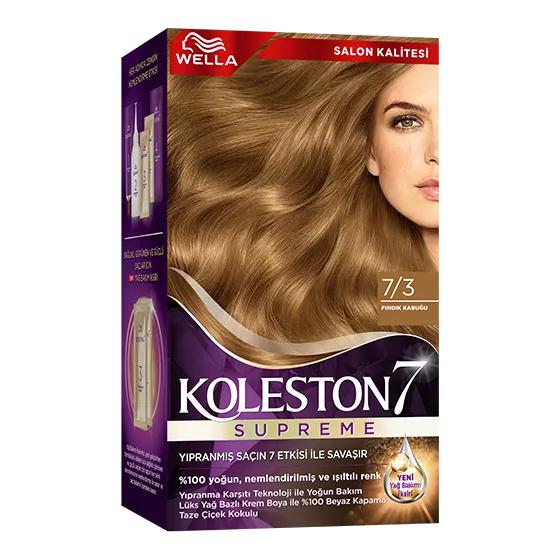 Wella Koleston Supreme Saç Boyası 7/3 Fındık Kabuğu