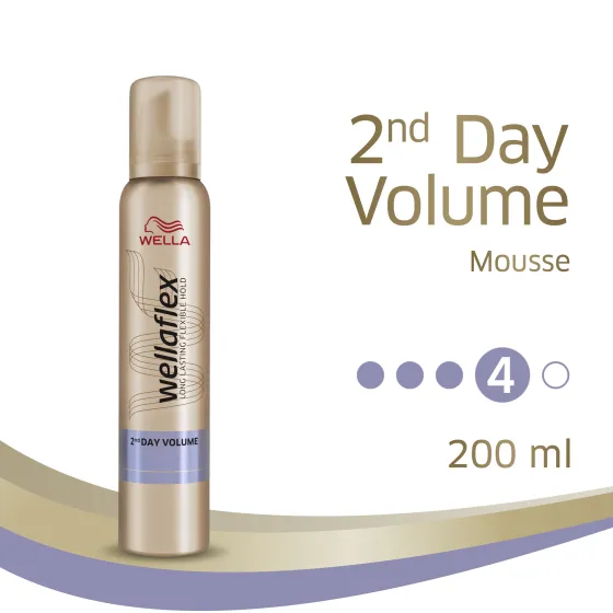 2nd Day Volume Extra Strong Hold Mousse 200 ml