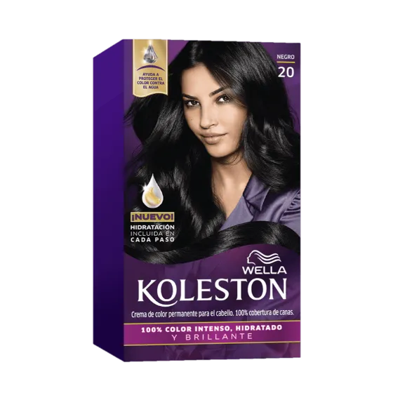 Crema de color permanente 20 Negro