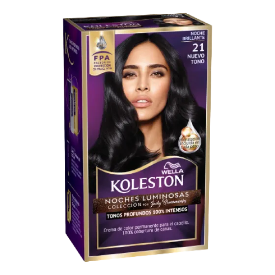 Crema de color permanente 21 Noche brillante