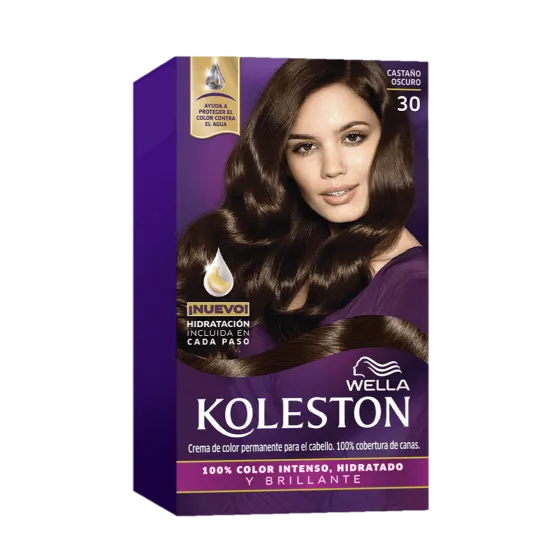 Crema de color permanente 30 Castaño Oscuro