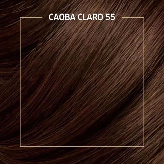Crema de color permanente 55 Caoba Claro Deseo