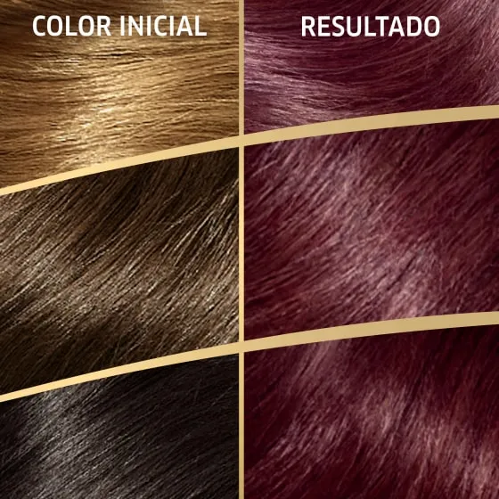 Crema de color permanente 366 Castaño Violeta Oscuro