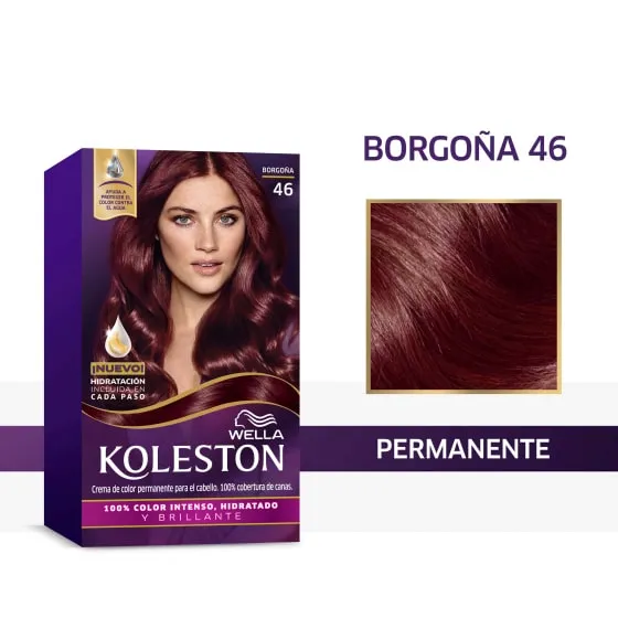 Crema de color permanente 46 Borgoña