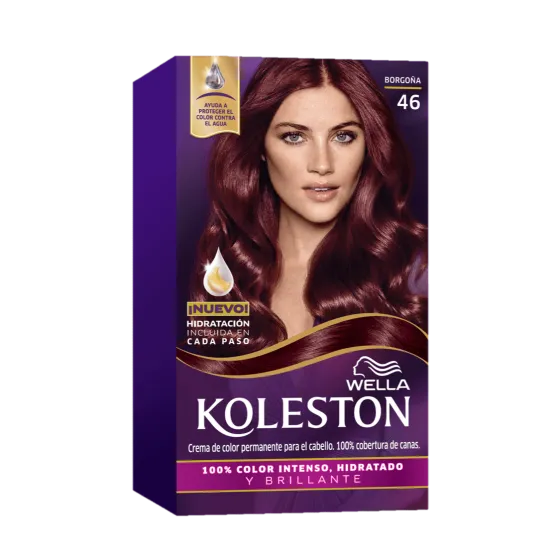 Crema de color permanente 46 Borgoña