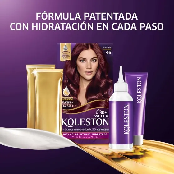 Crema de color permanente 46 Borgoña