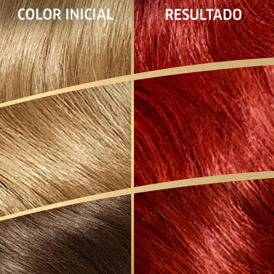 Crema de color permanente 7744 Rojo Cobrizo Intenso