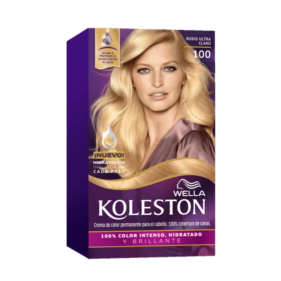 Crema de color permanente 100 Rubio Ultra Claro