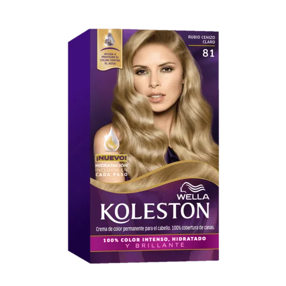 Crema de color permanente 81 Rubio Cenizo Claro