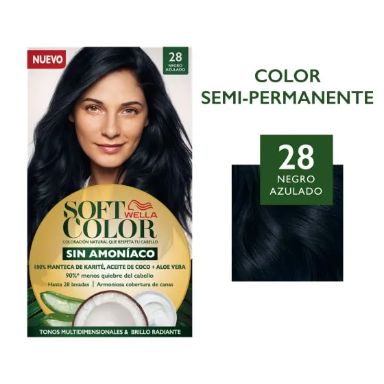 Soft Color 28 Negro azulado