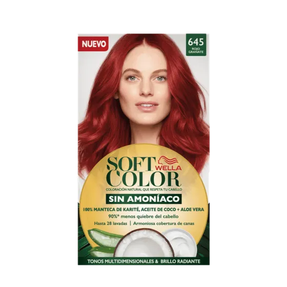 Soft Color 645 Rojo granate