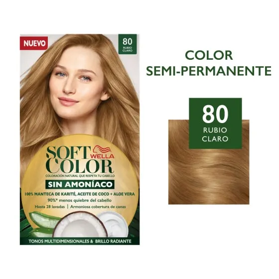 Soft Color 80 Rubio claro
