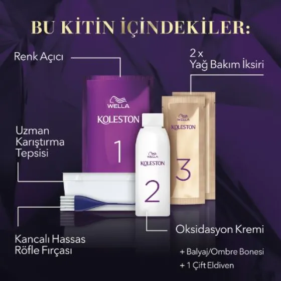 Wella Koleston Supreme Saç Boyası Balyaj - Ombre Kiti