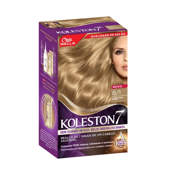 Permanent Hair Color Cream Light Ash Blonde 81