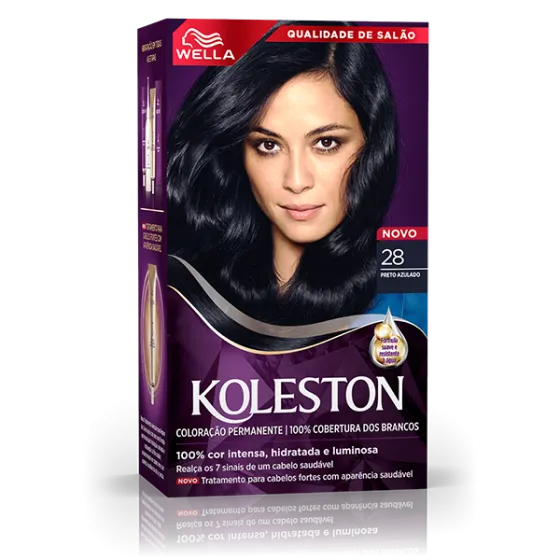 Coloração Creme Preto Azulado 28