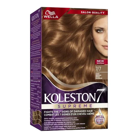 Permanent Hair Color Cream Deep Brown 77