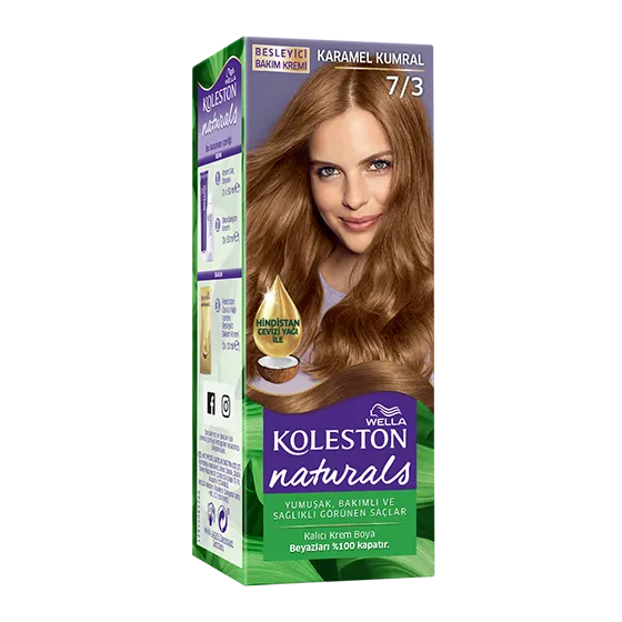 Wella Koleston Naturals Saç Boyası 7/3 Karamel Kumral