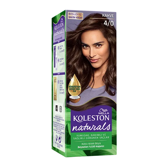 Wella Koleston Naturals Saç Boyası 4/0 Kahve