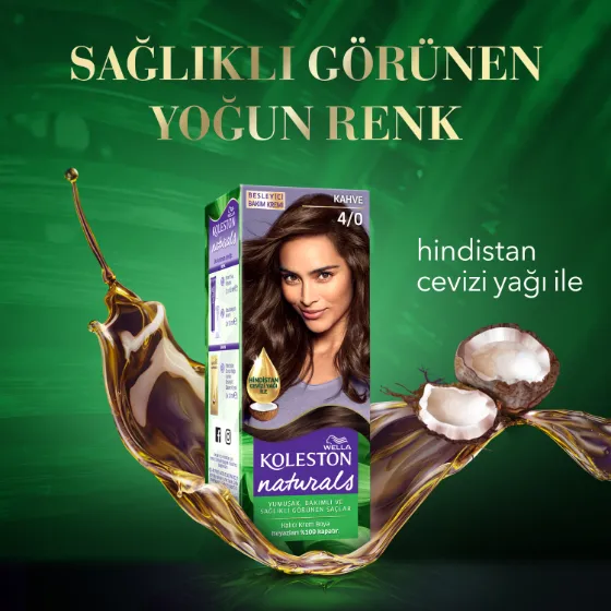 Wella Koleston Naturals Saç Boyası 4/0 Kahve