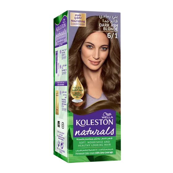 Wella Koleston Naturals - أشقر رمادي غامق 6/1